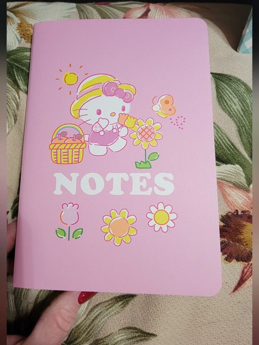 Hello Kitty Pastel Notebook & Stationery Set in Pink, Teal & White